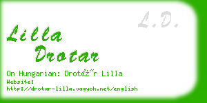 lilla drotar business card